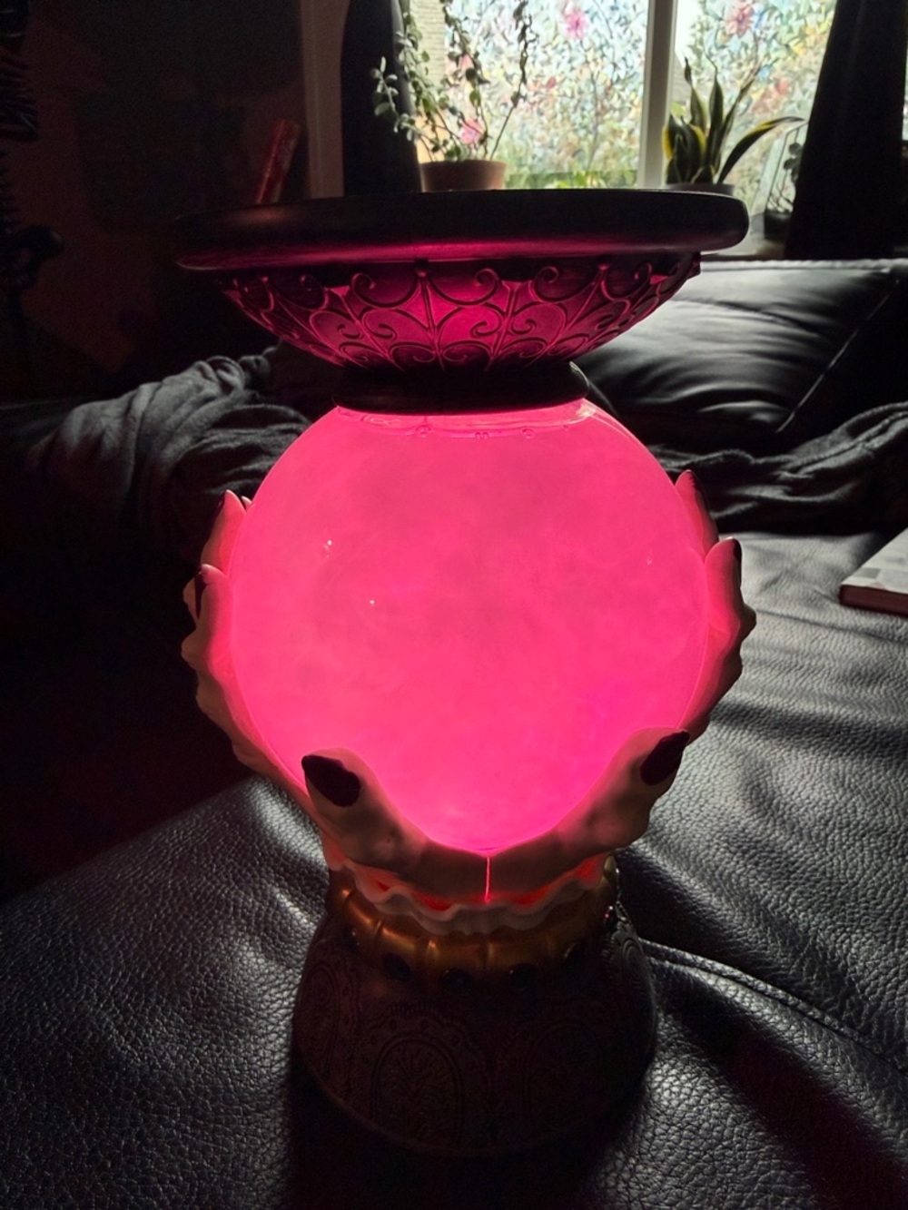 Candle Holder Glow Orb Accent Lamp